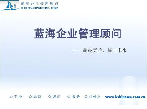 探索藍海 企業管理咨詢的創新之路